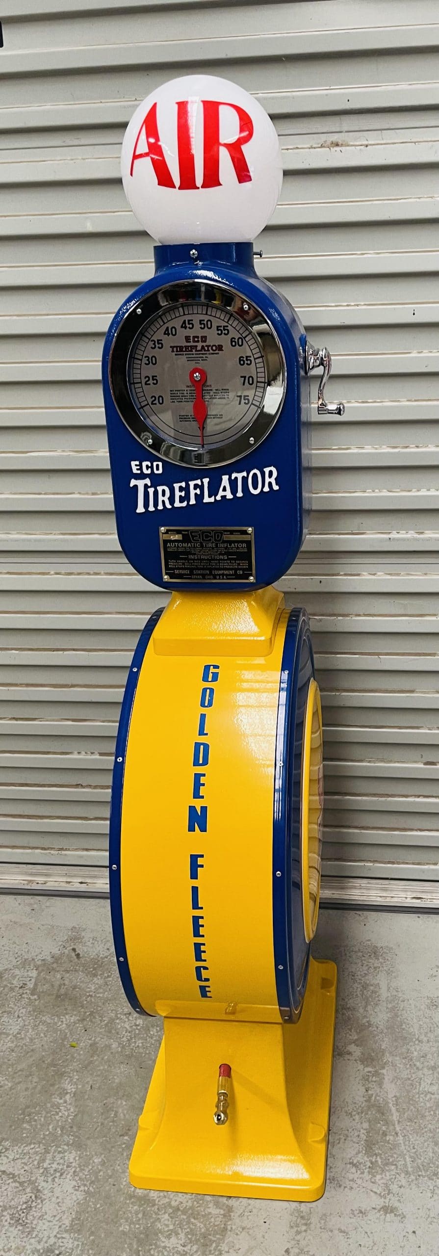 Eco Drum Tyreflator/Airmeter Golden Fleece