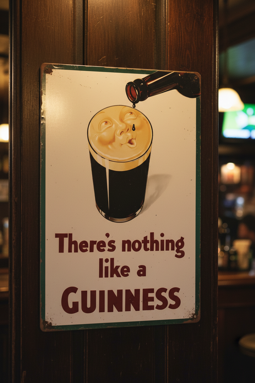There's nothing like a Guinness Metal Sign