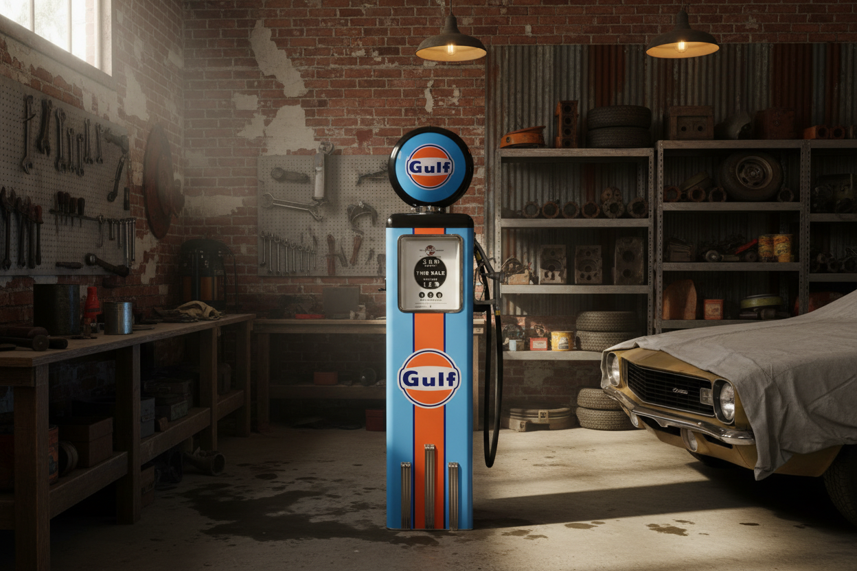 Gulf Reproduction Petrol Bowser