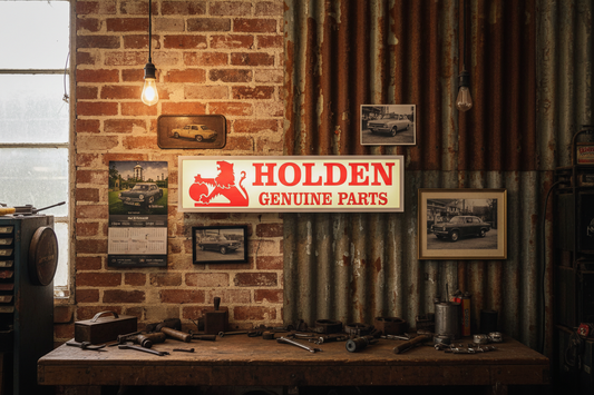 Holden Red Lion LED Sign