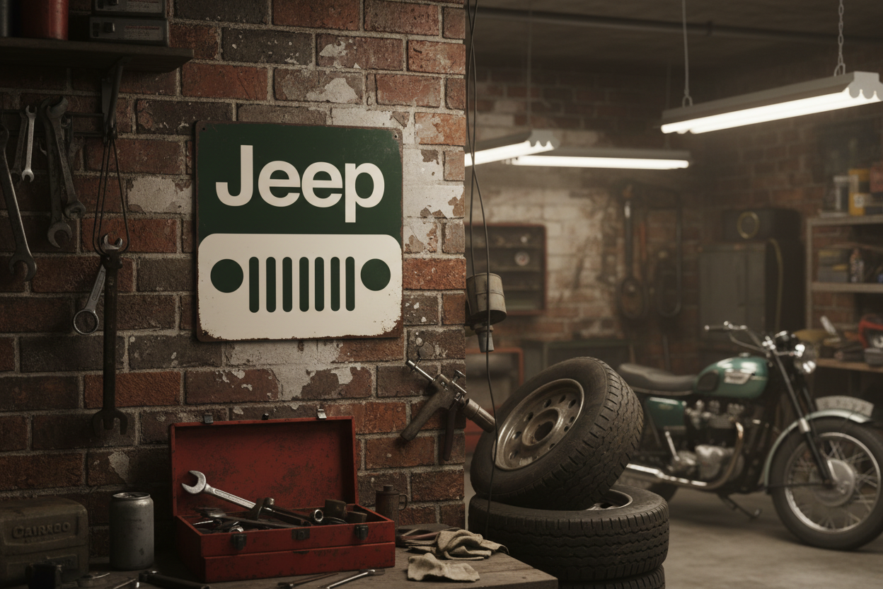 Jeep Metal Sign