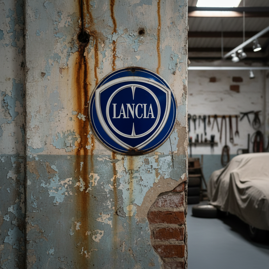 Lancia Metal Sign