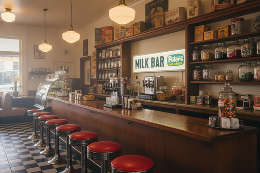 Peters Milk Bar LED Sign