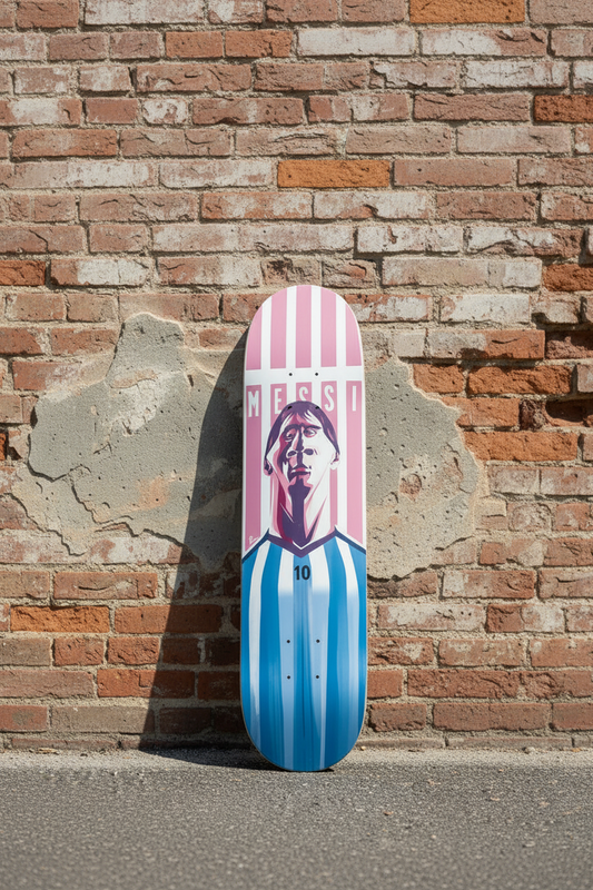 Messi Skateboard Wall Decor