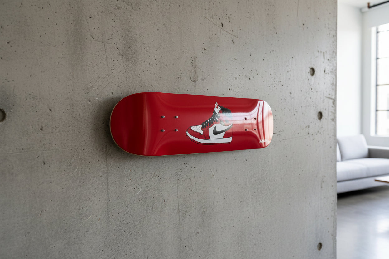 Nike Air Jordan Skateboard Wall Decor