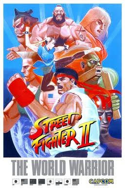 Street Fighter 2 Game Poster