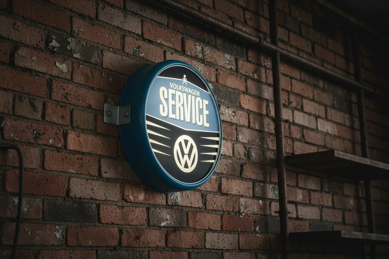 Plastic Wall Mount VW Service